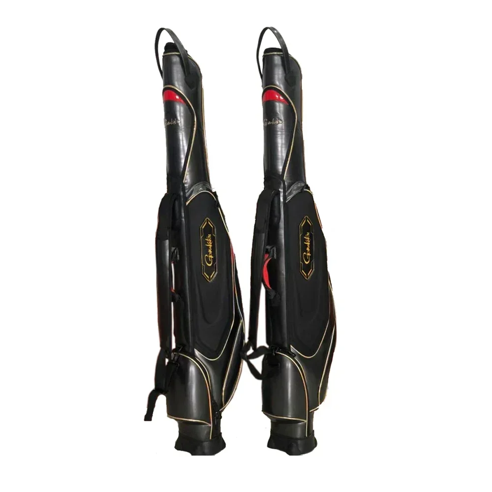 다기능 방수 낚시 가방 80cm 90cm 120cm XA186G - 아웃도어 2/3 겹, 태클 보관에 적합한 낚싯대용 가방 (남성용) 10 Gamakatsu 낚싯대 케이스, 휴대용 PU 가죽, 폴 백, 릴 보관 가방, 기어 태클 캐리 케이스, 1.4m