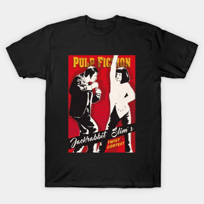 Funny Pulp Fiction TShirt Mia Wallace Quentin Tarantino Graphic