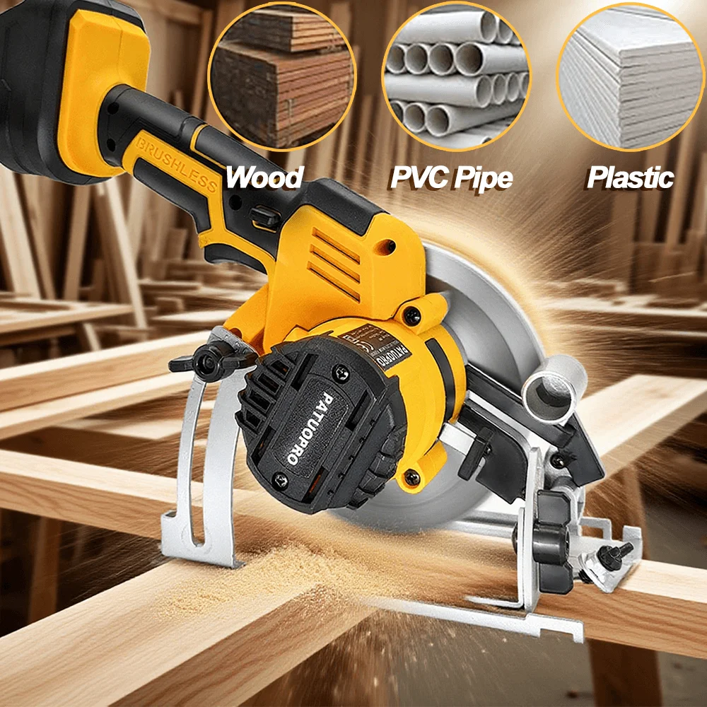 Electric Circular Saw 20V Brushless 125mm 5inch Cordless With Blade Fit Makita 18v Battery