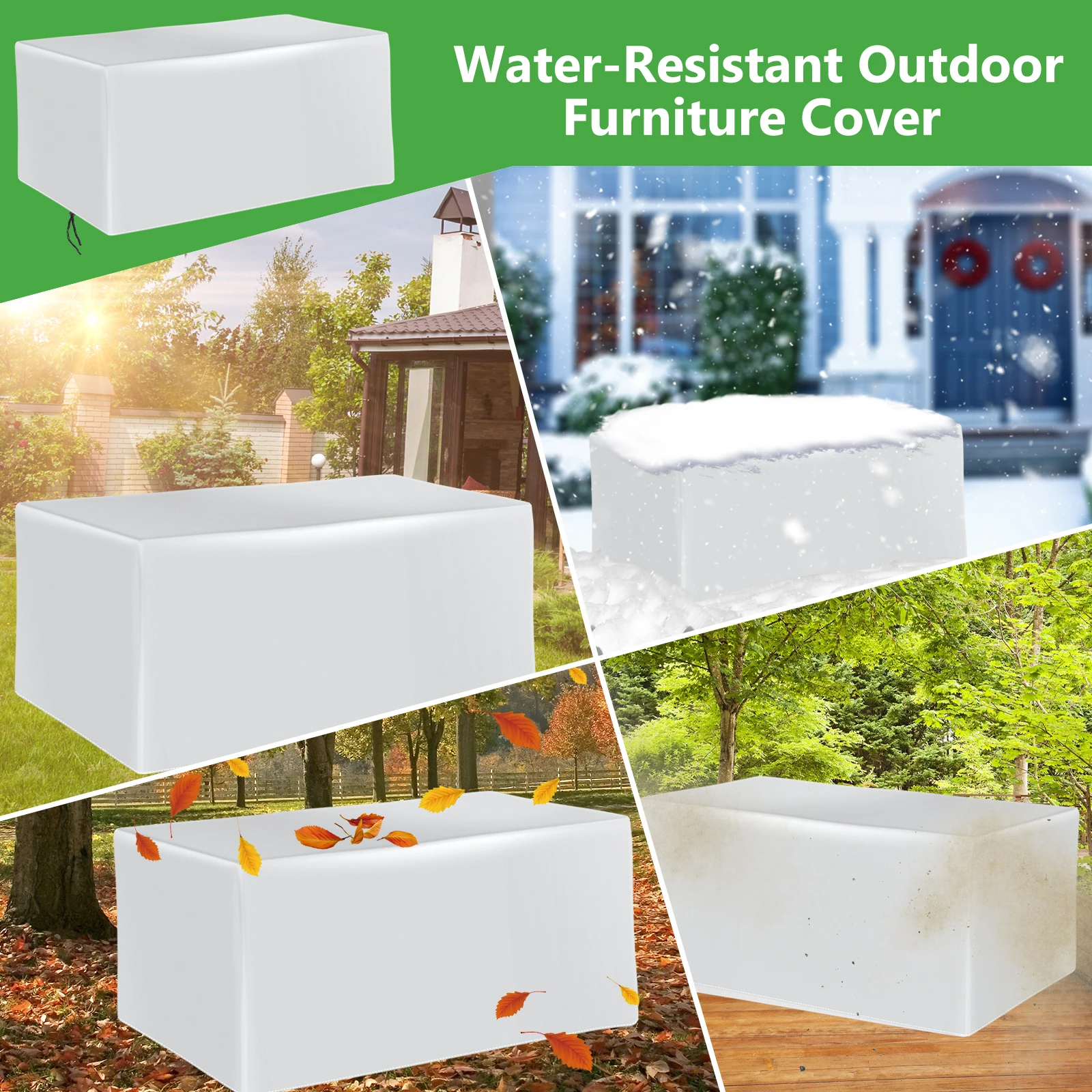 Patio Furniture Set Cover Heavy Duty Outdoor Sectional Sofa Set Covers Outdoor Table and Chair Covers Water Resistant Large sofa cover chair cover garden table cover furniture cover