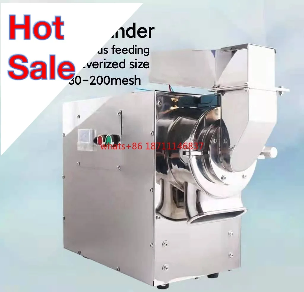 

DZJX Industrial Electric Small Pulverizer Machine Grinding Grinder Machinery Herb Chilli Spice Icing Sugar Powder Making