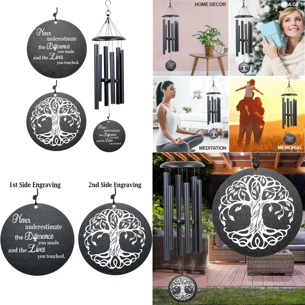 Tree of Life Inspirational Wind Chime 1