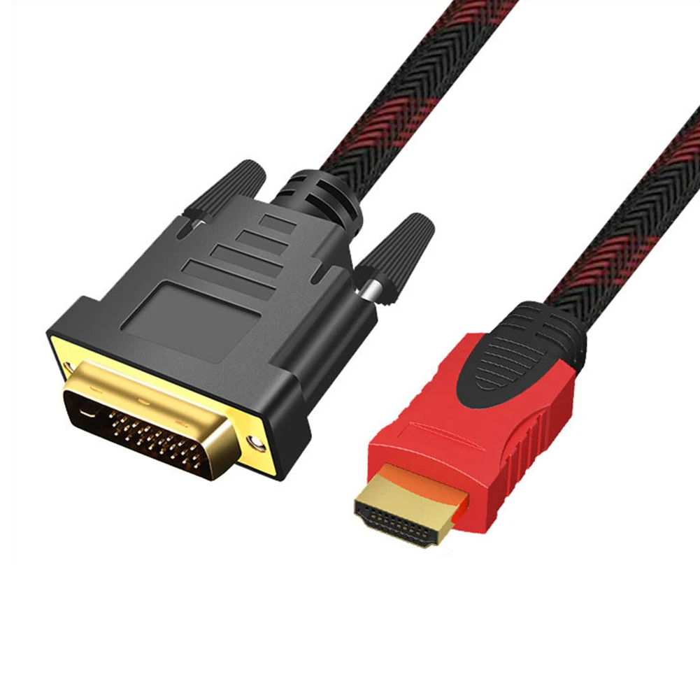 Надежное соединение с конверсионным кабелем совместимым с DVI, стильная красная и черная конструкция с металлической конструкцией
