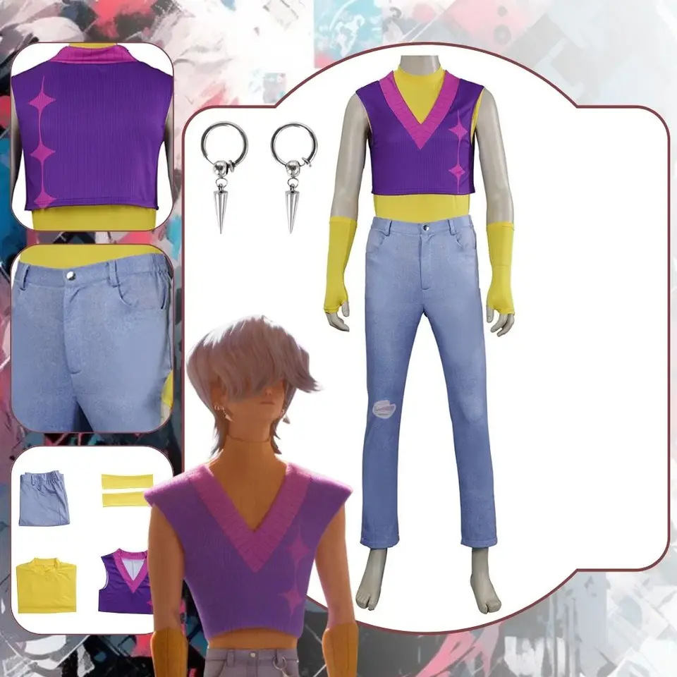 Kpop Saja Jungen Kostüm - Dämon Cosplay Komplettset Für Erwachsene