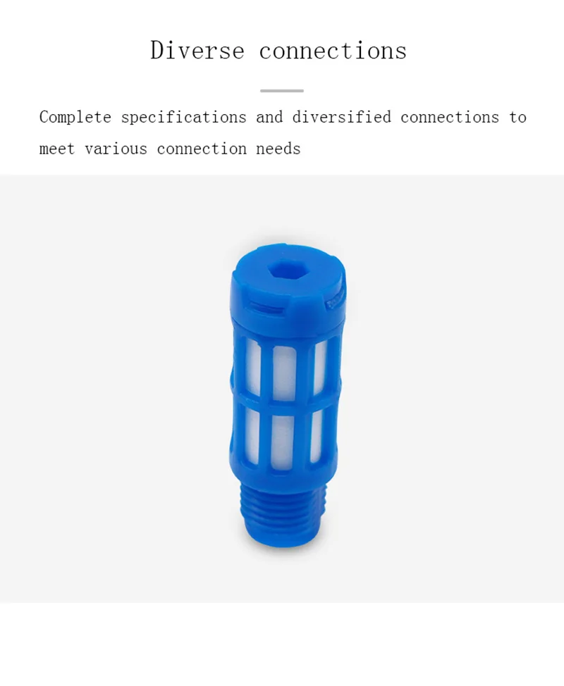 Novo Plástico Pneumático Ruído Reduzindo Silenciador Psl-01 - 02 03 04 06 Azul 10 Pçs Online shopping