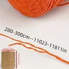 280-300m/Roll Natural Raffia Straw Yarn For Knitting Crocheting Paper Threads DIY Handmade Summer Sunhat Beach Bag Material 3