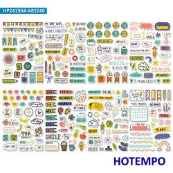 Vibrant Cartoon Graffiti Planner Stickers - 240 Pieces for Creative Journaling and Decorating (HP241904-A8S240)