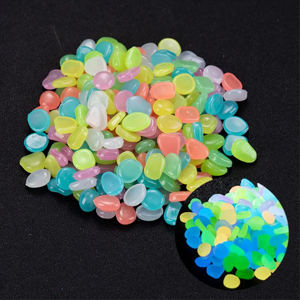 100-200PCS Luminous Stone Decorative Stones