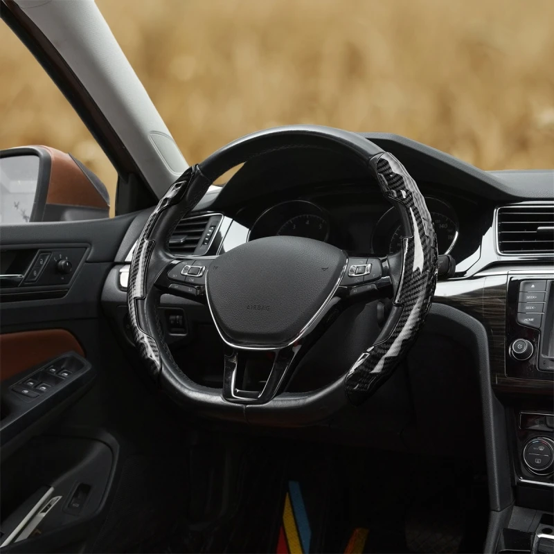 Elegant Car Steering Wheel Cover - Stylish Design
