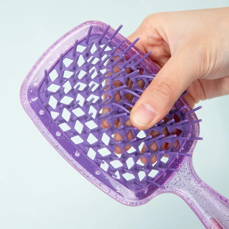Hair Comb Detangling Tangled Hair Comb Hollow Out Massage Combs Anti-static Hair Comb Salon Hairdressing Styling Tools 4