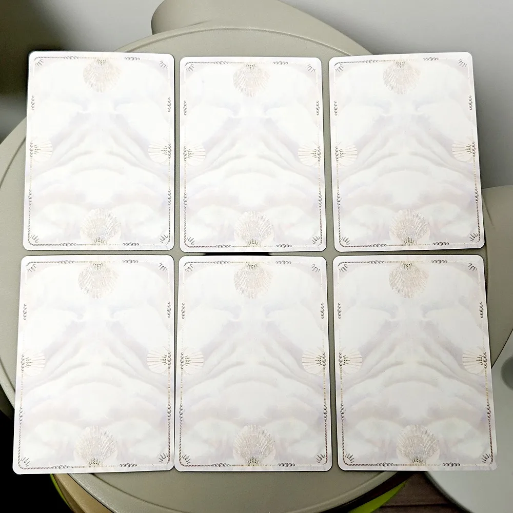 Salt Water Oracle Deck 10.4*7.3cm 55 Pcs Oracle Cards Help Clarify The World Around You Through A Deeper Perspective 4