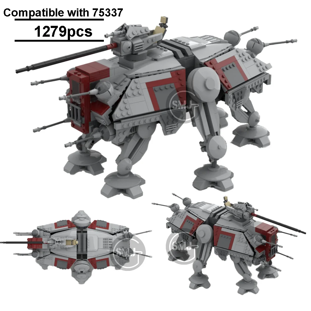 Attuatore Tattico Per Tutti I Terreni (At-The) Modello Compatibile Con Kit 75337 Mattoni Autobloccanti Assemblaggio Mattoni Set Regalo Di Natale Per B