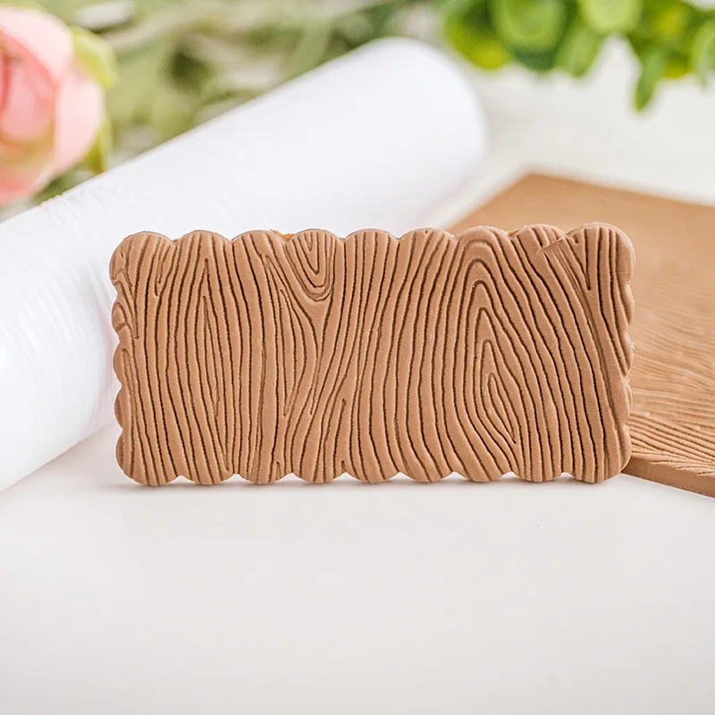 Polymer Clay Tools Pottery Tools Clay Sculpting Tools Pottery Sculpting Tools Clay Craft Tool Tree Skin/annual Ring Texture Polymer Clay Rolling Roller Plant Wood Grain Texture Clay Embossing Sculpture Ceramic Tools