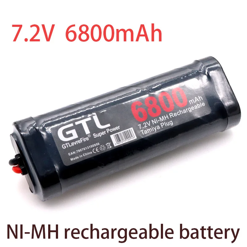 

100% brand new original 7.2V battery with 6800mAh nickel hydrogen battery pack power tool, used for RC car truck