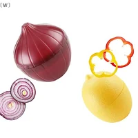 maveraW créative cuisine réfrigérateur légumes Fruits bac à légumes conteneurs oignon ail poivre vert citron frais boîte de rangement obrazWinter1 circulaire 1