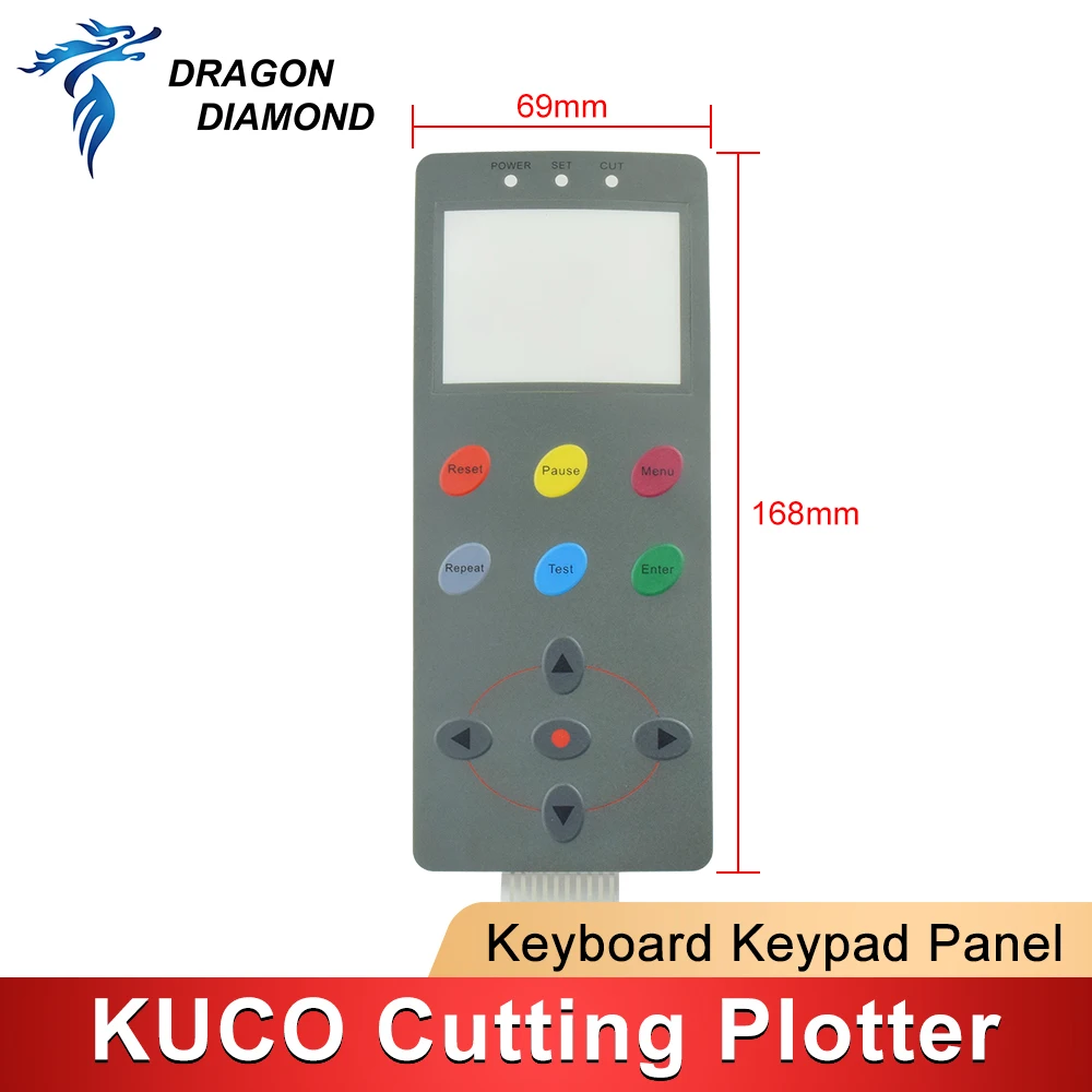 Vinyl Cutting Plotter KUCO TENETH Key Panel Film Operation Panel