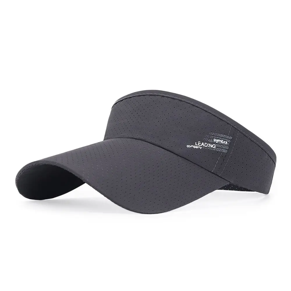 Sommer atmungsaktive Luft Sonne Hüte Männer Frauen verstellbares Visier UV-Schutz Top leer solide Sport Tennis Laufen Sonnenschutz Kappe Hut – Detail 16