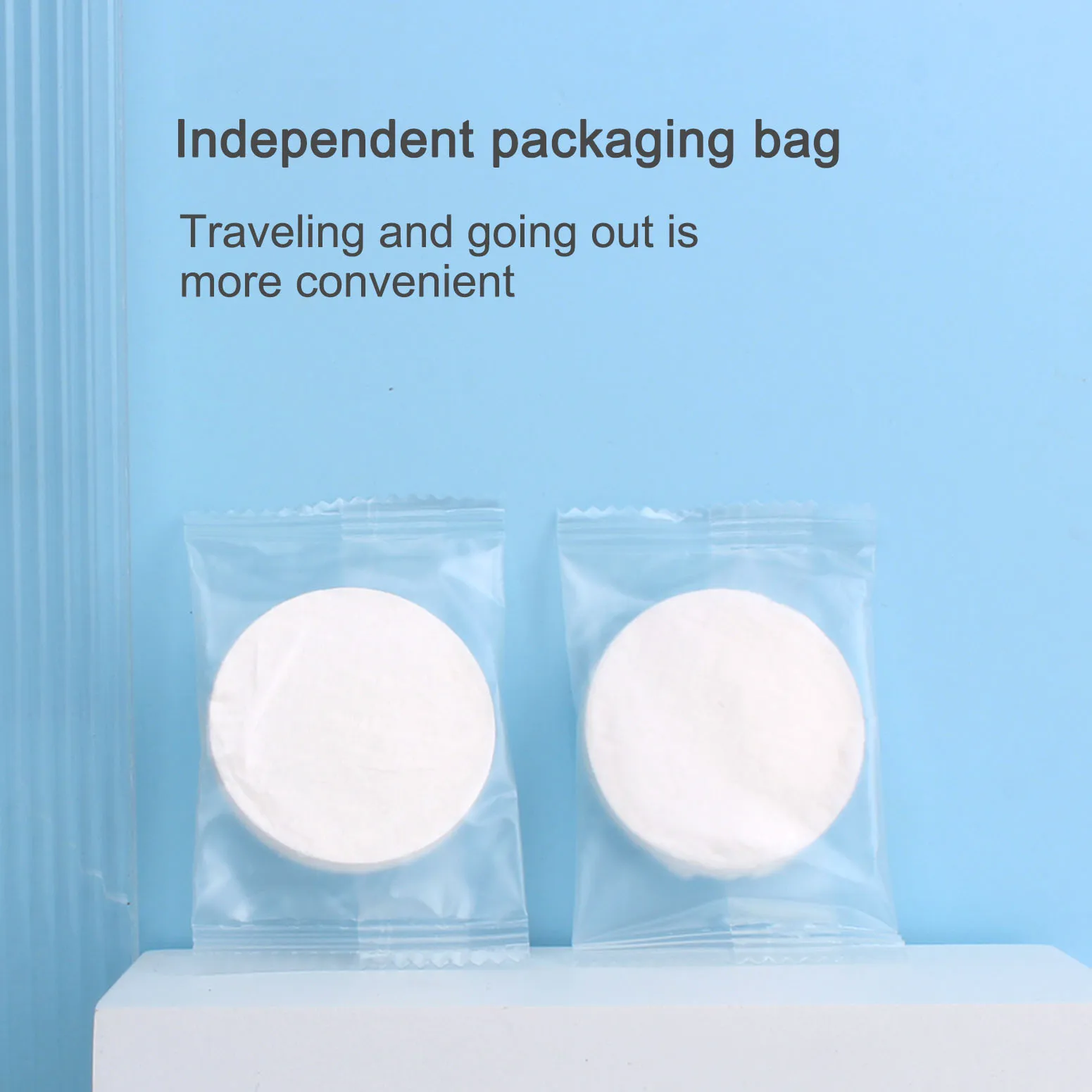 10/20 pieces compressed towel portable compressed face wash towel disposable facial cleansing thick non-woven makeup wipes 2