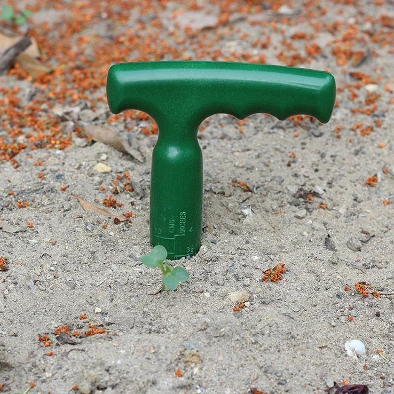 Home Garden Hole Puncher Manual Seedling Transplanting Seed Disseminators Adjustable Planting Sowing Machine Tools plant seed sower,handheld seed dispenser,garden seeder tool
