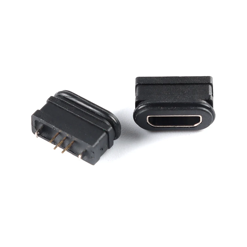 

10Pcs Female 5 Pin Type B Micro USB Charging Port Jack Socket Connector Smd Inline Panel Waterproof Power Jack Dock