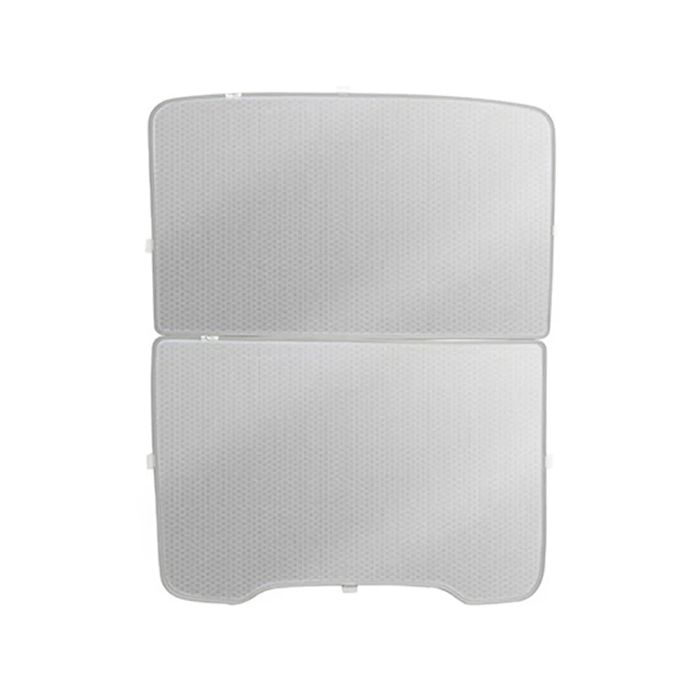 Parasole Laterali Wigoo Per Tesla Model Y Juniper 2025-2026 - Set 7 Pezzi Cristallo Ice, Ventose Forti