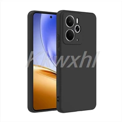 Original Protective Soft TPU Back Cover for Realme 14 5G Global (Black)