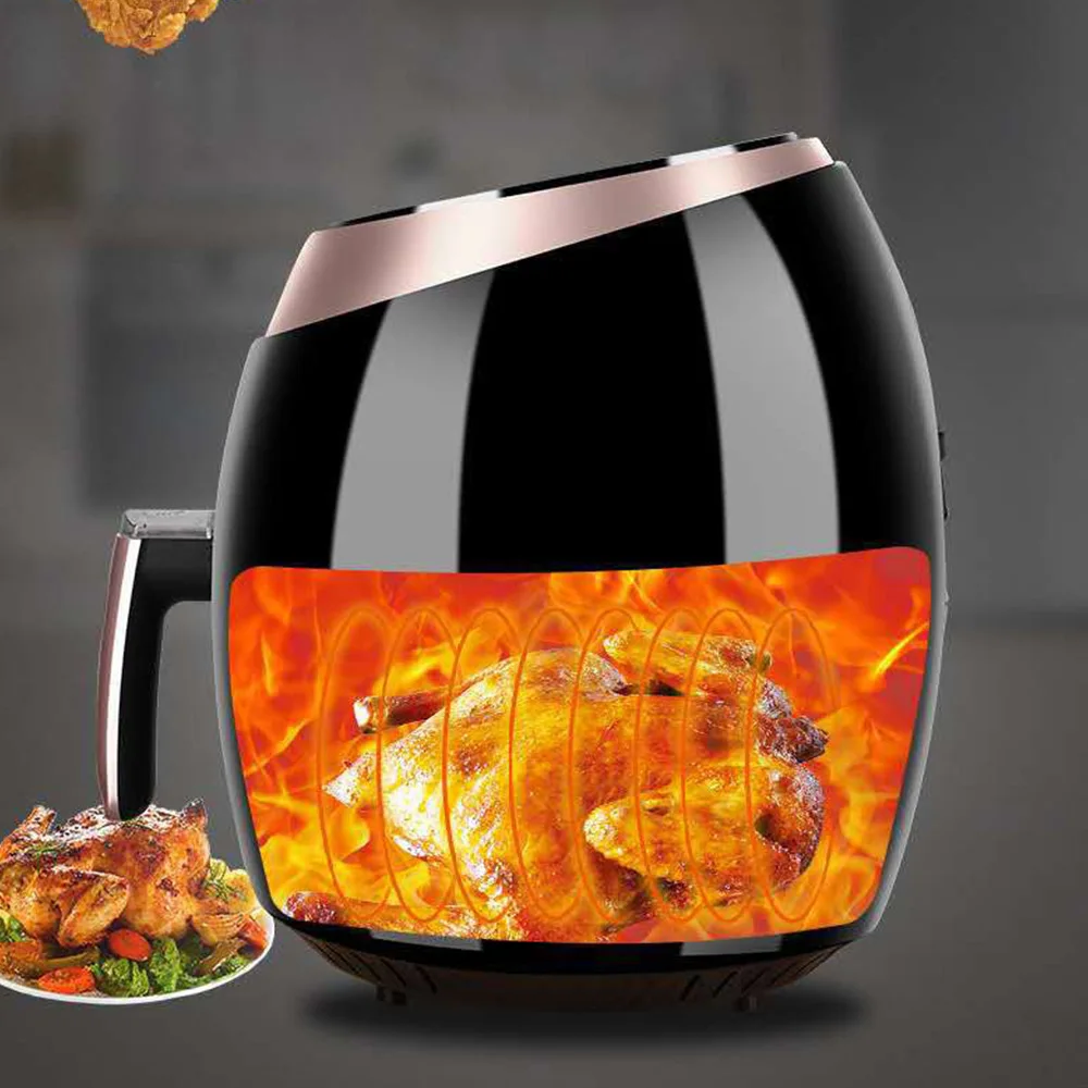 Large capacity air fryer household electric fryer intelligent oil-free multi-function fries machine 8L