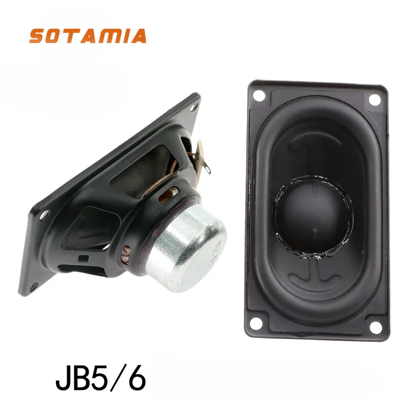 SOTAMIA 2Pcs 4580 Mini Speaker Audio 4 Ohm 20W Mid-bass Sound Music Loudspeaker DIY Portable Bluetooth Speaker For JBL FLIP 6