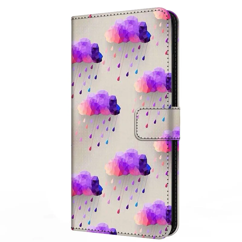 Luxury Leather Magnetic Wallet Case - Book Flip Relief Cover