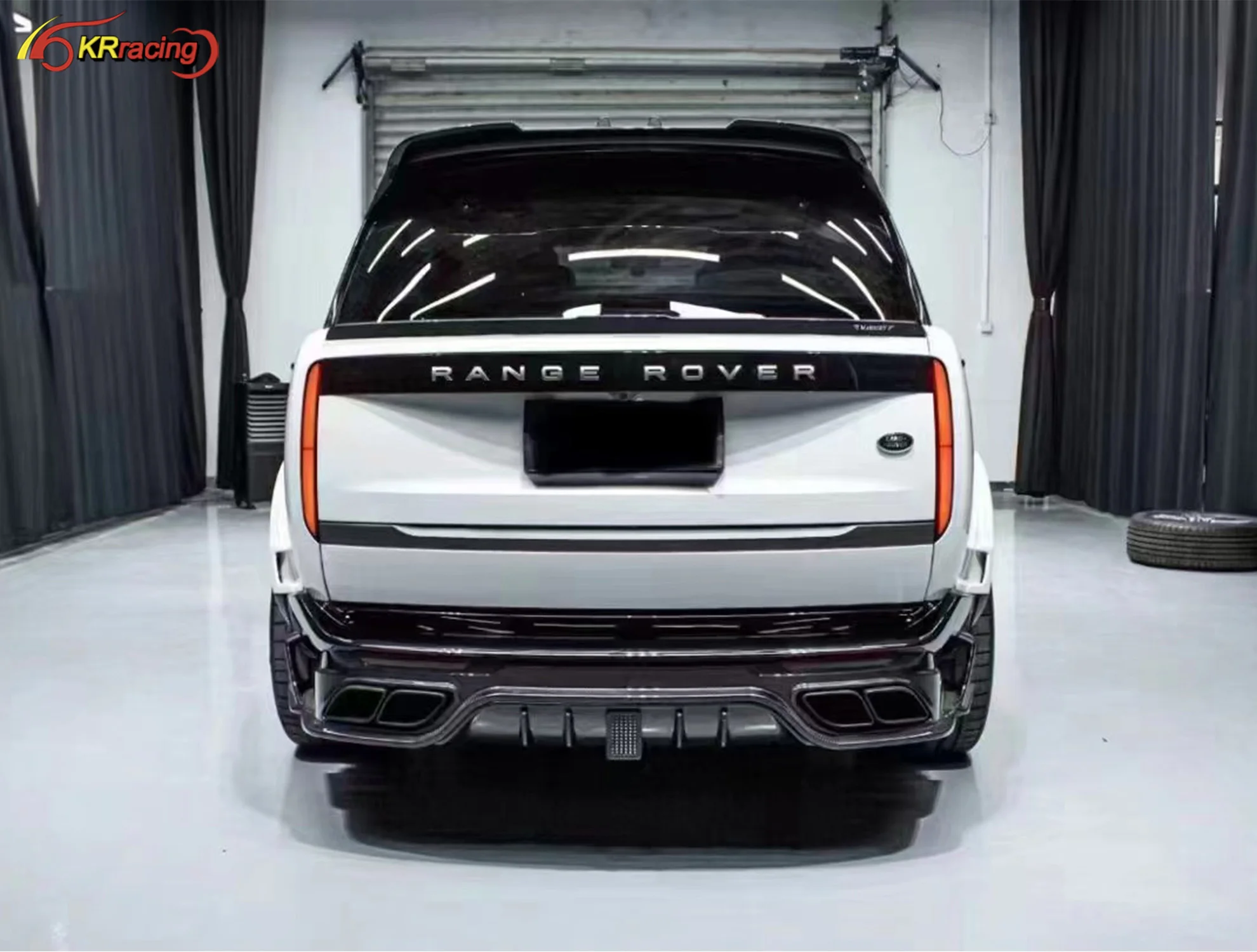 New Arrival MSY Style Dry Carbon Fiber Car Body Kit Auto Accessories With Carbon Hood Car Bumpers Lip for Range Rover 2024
