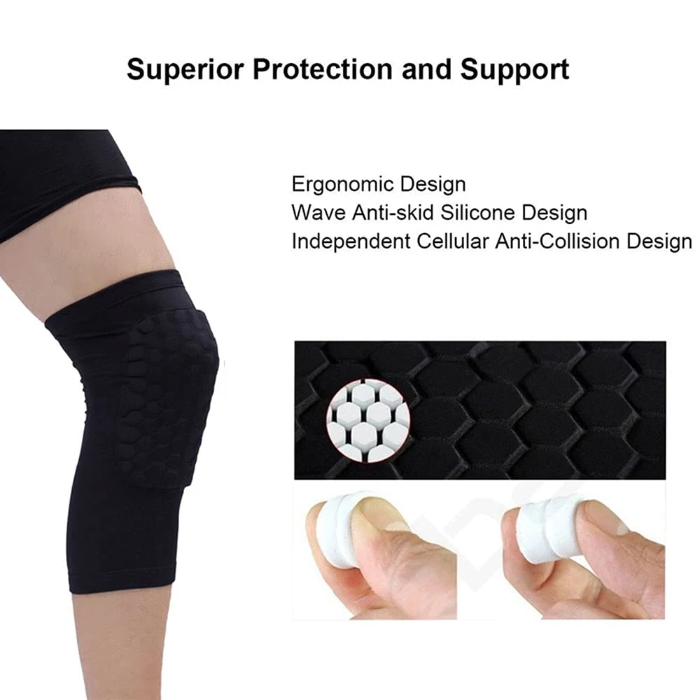 Honeycomb Basketball Knee Pad Sleeve 3