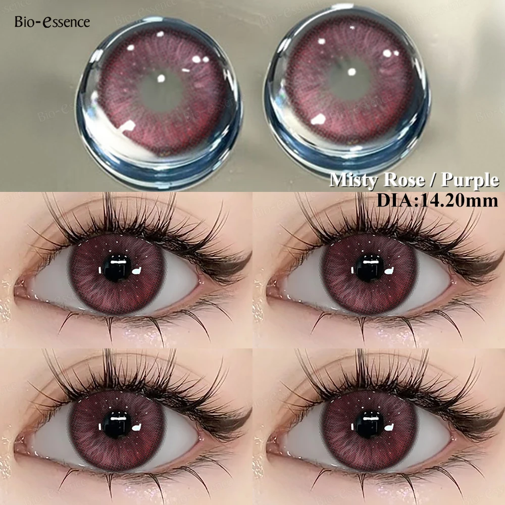 Bio-Essence Yearly Natural Green Colored Contact Lenses