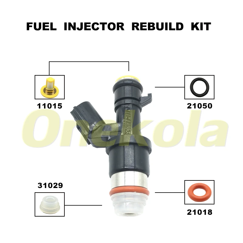 16450-R40-A01 Fuel Injector Seal O-Ring Kit Seals Filters Acura ILX TSX / Honda Accord Civic CR-V 2.4L