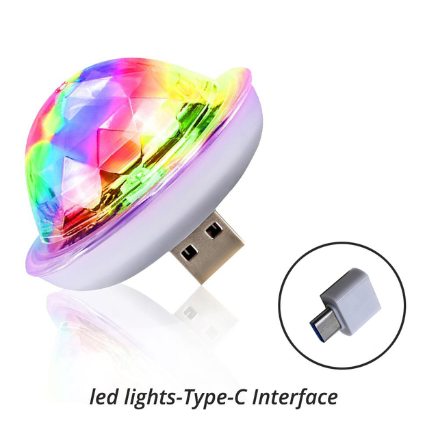 Dj Lamp Led Bar Night Light LED RGB Disco Lights Stage Lighting Projector Welcome Light Micro Crystal Ball Sound Party Light