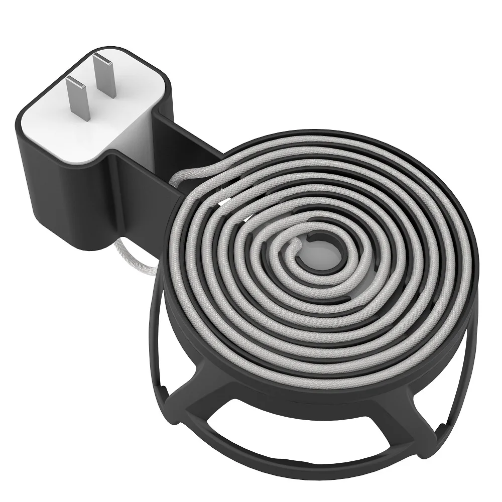 PlusAcc Wall Mount Holder For Homepod Mini Perfect Space-Saving Outlet  Stand with Cable Management No Messy Wires or Screws