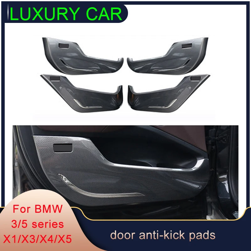 

For BMW 3 5 Serie X1 X3 X4 X5 Door Anti-kick Sticker Modification Door All-inclusive Protective Door Cover Carbon Fiber Cover