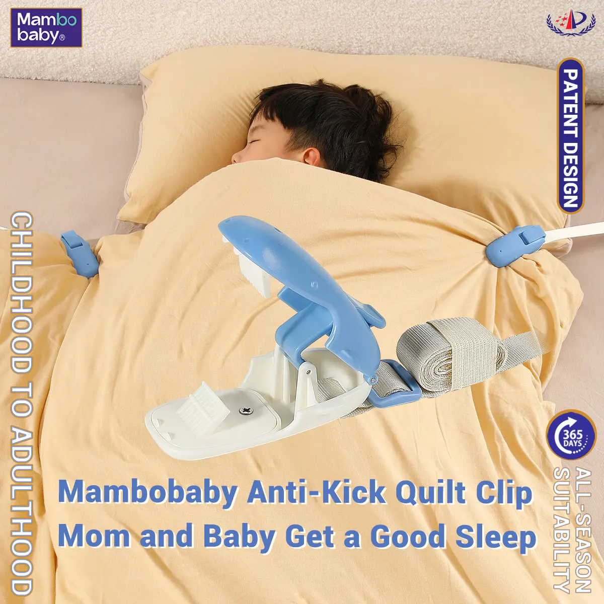MambobabyAntiKickQuiltClipReplacingSleepingBagsforBabyOlder