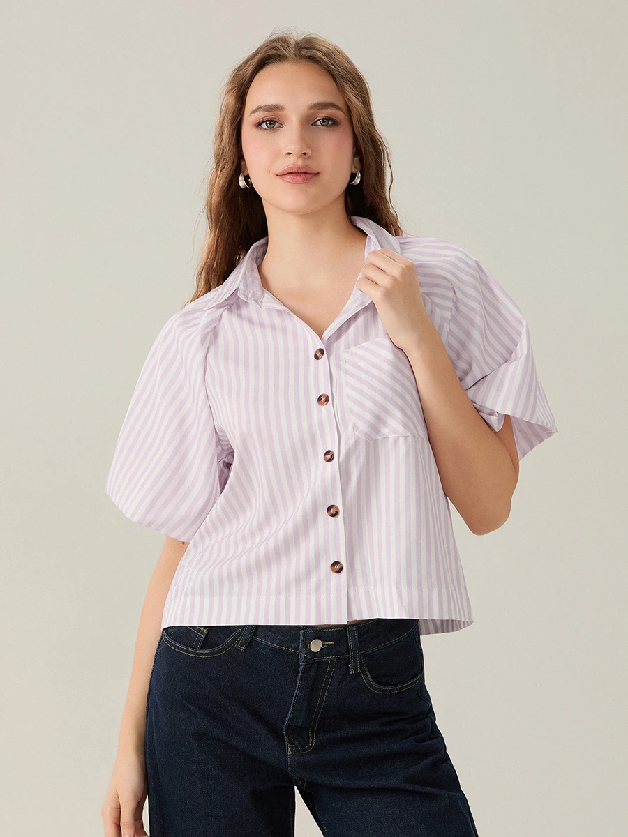 Elegant V-Neck Blouses with Ruffle Sleeves and Tie Waist Detail - Stylish Women s Summer Tops for Any Occasion