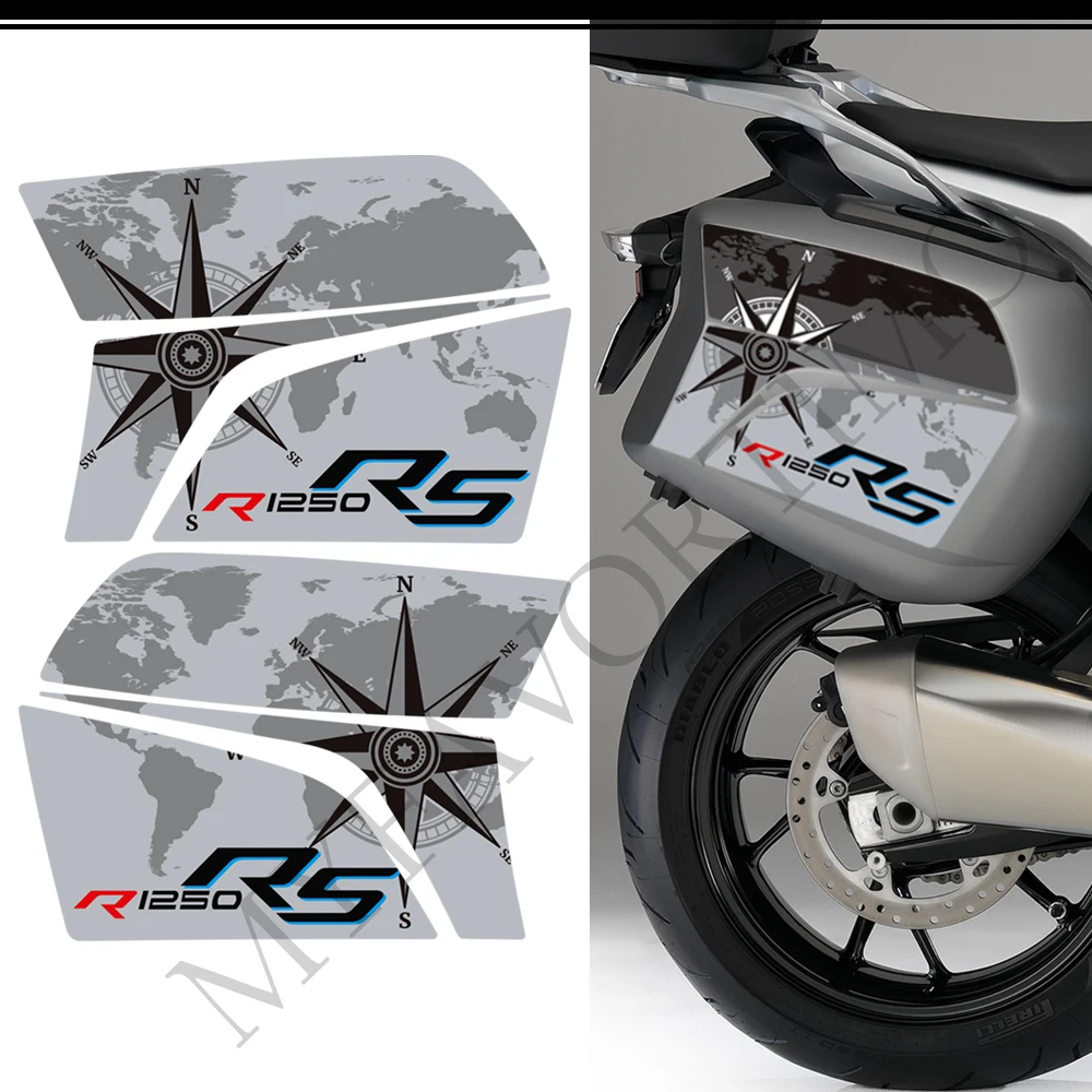 

Tank Pad Motorcycle StickersProtector Decals Fairing For BMW R1250RS R 1250 RS R1250 Trunk Luggage Panniers Cases