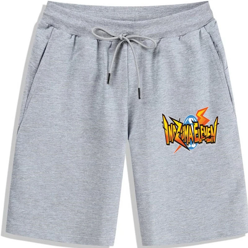 New Inazuma Eleven Japanese Anime Mens White Pure Cotton Summer Usa Pantaloncini In Puro Cotone Per Uomo En1