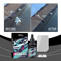 1/3Set Cracked Glass Scratch Repair Kit Vehicle Windscreen Nano Fluid Filler Quick Fix Windscreen Scratch Restore Fluid For Glas 1