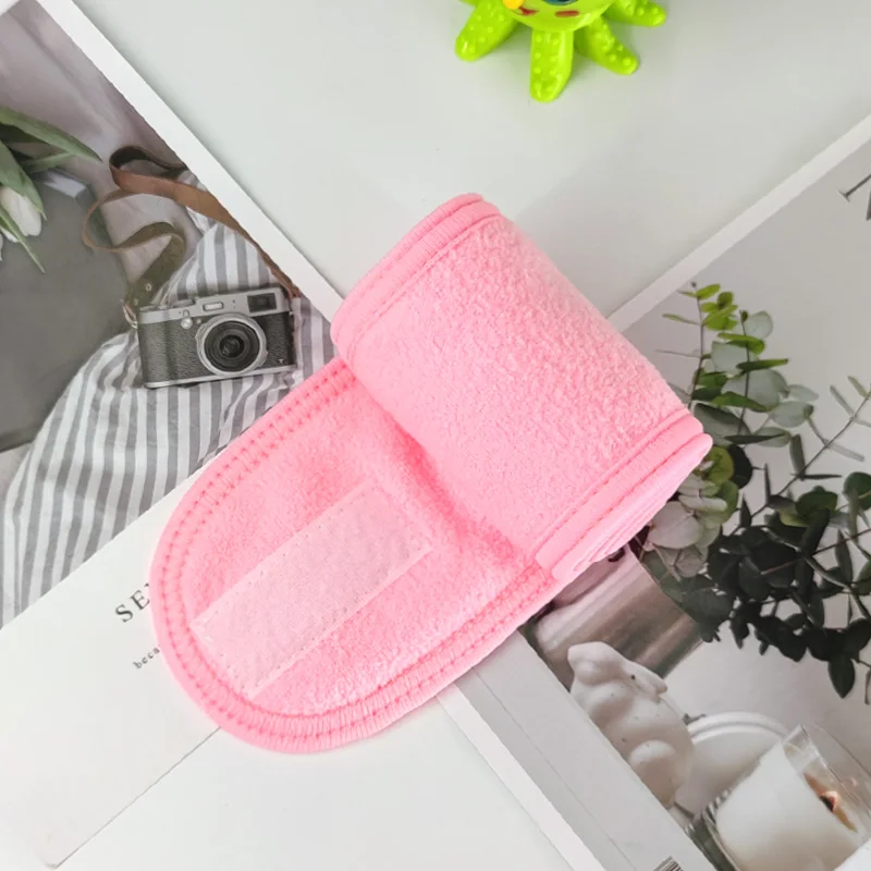 QuietGirl Soft Toweling Hair Accessories Girls Headbands for Face Washing Bath Makeup Hair Band Women Adjustable SPA Facial Head 6
