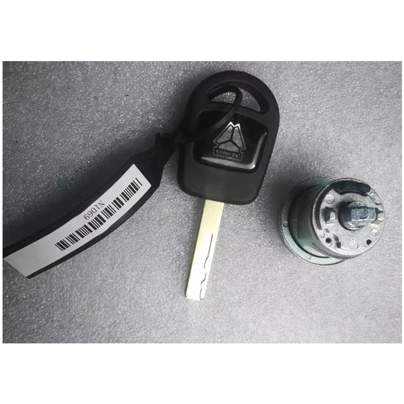 Ignition Lock Start Key For SINOTRUK HOWO T5G 340 Electric Lock Switch Truck Parts