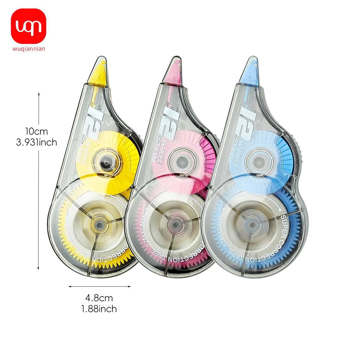 School Error Correction Tape Simple Office Supplies Stationery White Sticker Tape Student 36M Error Correction 3pcs/Set