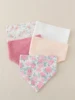 Baby Muslin Cotton Bibs | Toddler Bandana Bib | Burp Cloth Soft Absorbent Gauze Muslin Washable Apron for Baby 1