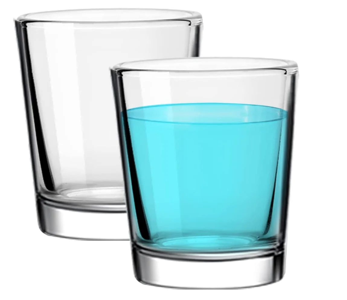 Shot Glass,0.8 oz Mini Shot Glasses with Heavy Base,Small Shot Glass