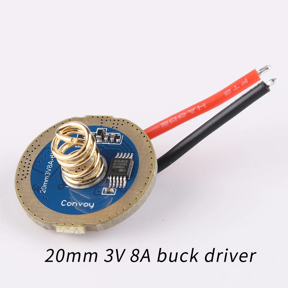 20mm 3V 8A buck driver 12groups for SFT40 KW CULPM1.TG led lamp driver flashlight driver board