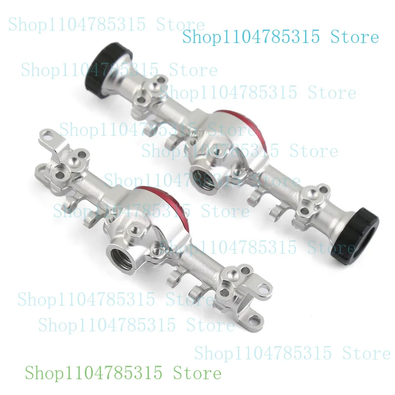 MINI-Z 4x4 1/24용 2PCS 금속 전면 리어 액슬 하우징 링크 로드 RC 자동차