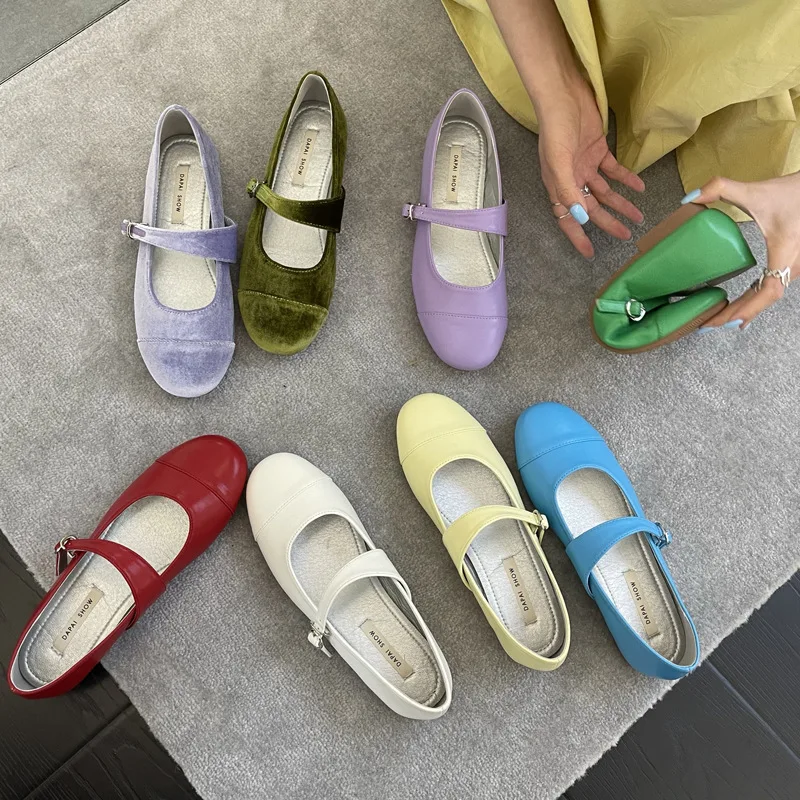 

Туфли женские с круглым носком, повседневная обувь, элегантные модные, удобные, летняя Милая бабушка, 2024