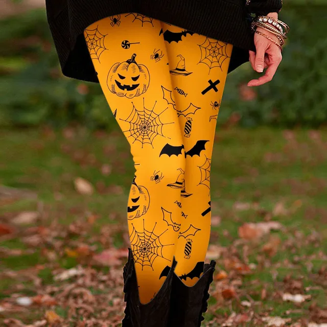 Womens Casual Printed Leggings Comfort Yoga Long Pants Maternity Clothes High-waisted Thickened Yoga Fall/Winter Trousers 6